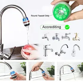 5331 AIPTOSY Pack Faucet Mount Water Purifier Kitchen Tap Air #2
