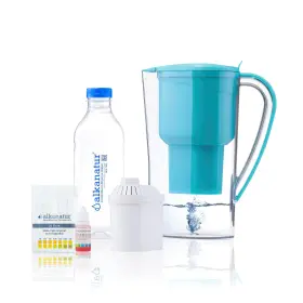 437015527017 ALKANATUR Alkaline Hydrogen Water Filter Pitcher
