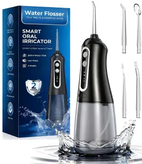 CY17 ALPLEAD Water Dental Flosser Cordless Oral Irrigator