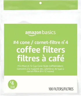 46-100Z623 AMAZON BASICS Cone Coffee Filters Cup