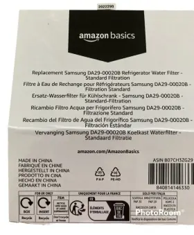 AMZN-00020B-S AMAZONBASICS Basics Refrigerator Water Filter #3