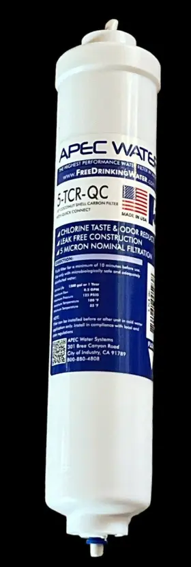 5-TCR-QC APEC Reverse Osmosis Water Filter Connect Inline