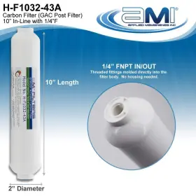 696750318979 APPLIED MEMBRANES INC Inline Carbon Water Filter #2