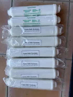 CL10RO AQUA-SAFE GREEN Pack Inline Post Carbon Water Filter