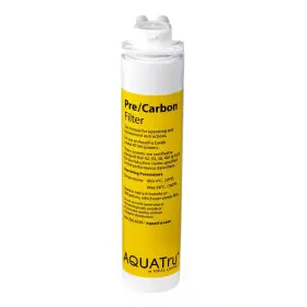705353244162 AQUA TRU Carafe Carbon Filter Reduces Sand Silt