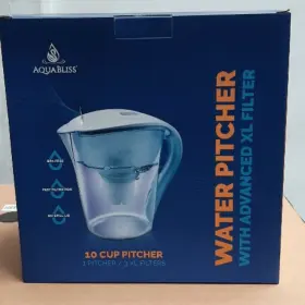 853161008008 AQUABLISS Water Pitcher Bpa Air Filter