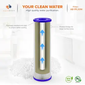 817905027632 AQUABOON Micron Pleated Sediment Filter House #3