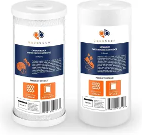 AB-1C10BB5M-1S10BB5M AQUABOON Micron House Water Filters Set