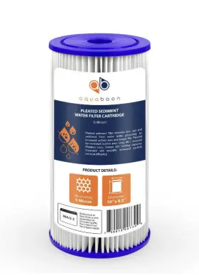 AB-1PL10BB5M AQUABOON Water Filter Aqua Boon Micron Pleated