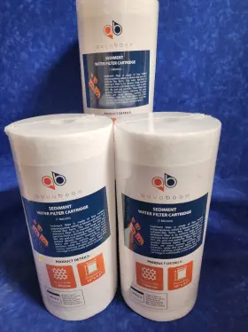 AB-1S10BB1M AQUABOON Sediment Water Filter Cartridge Micron