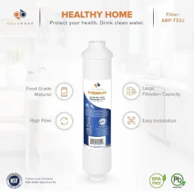 ABP-T33X4Q AQUABOON Post Carbon Polishing Water Filter Qc #3