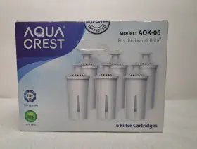 AQK-06 AQUACREST Aqua Filter Cartridges Pack Box