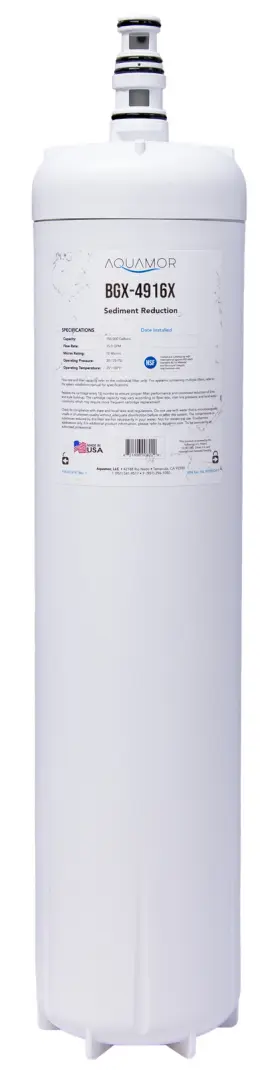 105290 AQUAMOR Water Filtration Cartridge Reduces Sediment