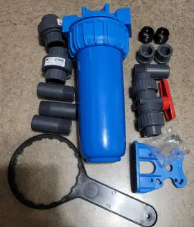 816749011708 AQUASANA House Water Filter Carbon Kdf Box