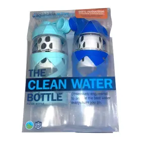 816749013696 AQUASANA Clean Water Filter Pack Filtered Bottle