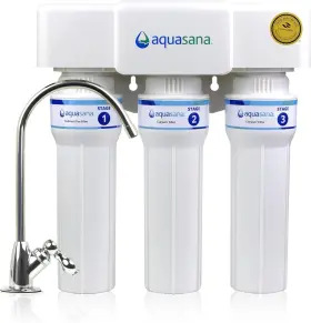 AQ-6300M-CHR AQUASANA Sink Water Filter Flow Filtration