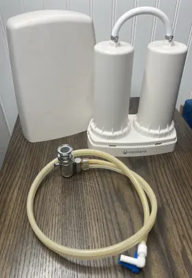 AQ4000W AQUASANA Claryum Countertop Water Filter Faucet Hose