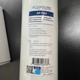 AF-PR1 AQUASURE Premier Coconut Carbon Post Water Filter