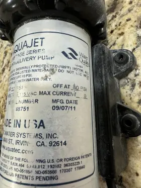 5502-IDN2-V77D AQUATEC Ro Pump #3