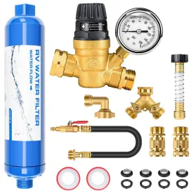 RV-000088 AUH Regulator Filter Camper Kit Water Pressure