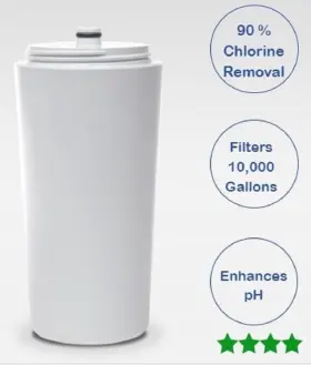 As-sh-p-r AUSTIN SPRINGS Shower Filter Gallons Enhances