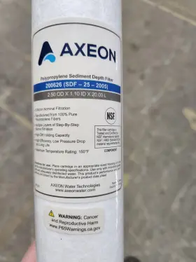 SDF-25-2005 AXEON Sediment Filter