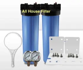 Bakah W2bc 2 X20 Inch X4.5 Bb Whole House Filter Blue Housing 1 Ports With Wrench Gauge Bracket Bakah W2bc 2 X20 Inch X4.5 Bb Whole House Filter Blue Housing 1 Ports With Wrench Gauge Bracket