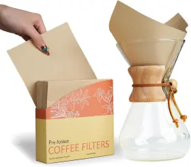 CM10NA-JP BAKE CHOICE Folded Natural Unbleached Coffee Pack