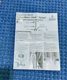 BKY-SS-WVS-10 BERKEY Steel Water View Spigot Royal Imperial #3