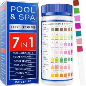 POOLTESTKIT-7IN1 BESTPROD Pool Spa Strips Superaccurate