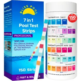 BPTATS150USS25 BLISS POOL Strips Accurate Swimming Water