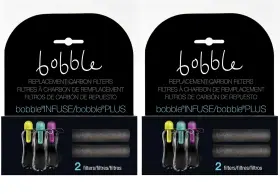 755247200651 BOBBLE Carbon Filters Classic Infuse Bottles