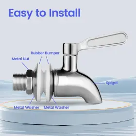 705509838481 BOKKRALL Beverage Dispenser Spigot Steel Drink #2