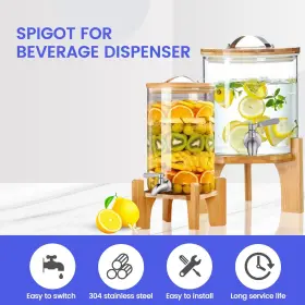 705509838481 BOKKRALL Beverage Dispenser Spigot Steel Drink #3