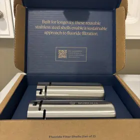 BX-F-SH-2 BOROUX Box Fluoride Filter Shells Steel Set