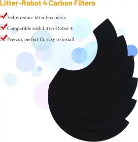 744759524584 BRANDED01 Pack Carbon Filters Litter Robot Odor #2