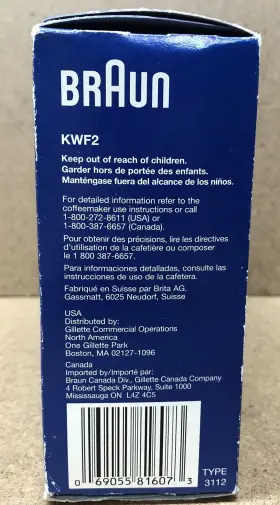 KWF2 BRAUN Brita Patented Water Filter #3