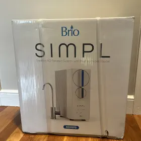 TROM400STD BRIO Simpl Tankless Undersink Reverse Osmosis Gpd