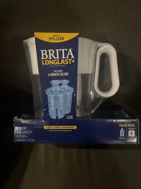 060258507263 BRITA Longlast Cup Water Pitcher Pack Air Filter