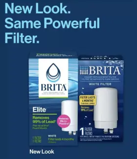 132017515311 BRITA Faucet Mount Filter Sink Removes Lead
