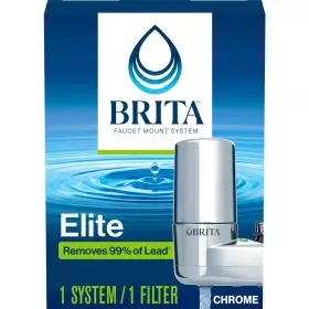 313048314351 BRITA Elite Faucet Mount Water Filtration Bpa