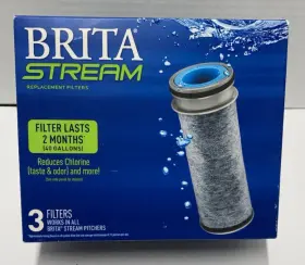 458-E BRITA Stream Water Filter Pitcher Pack