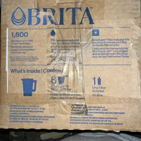 514052.001HY BRITA Metro Water Filter Pitcher Cup Bpa Smart