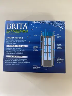 6025836215 BRITA Stream Pitcher Replacment Water Filter #2