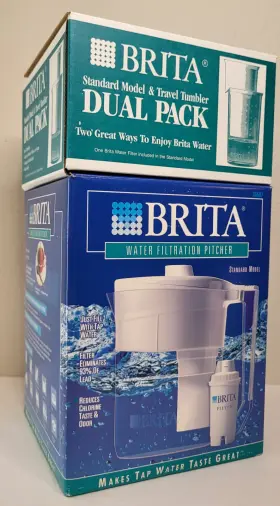 836660 BRITA Water Filtration Pitcher Travel Tumbler Box