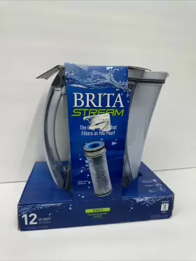 8J18336 BRITA Stream Water Filter Pitcher Bpa Pour Cup