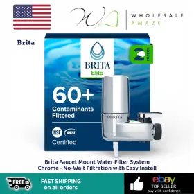 C457303009 BRITA Faucet Mount Water Filter Wait Filtration