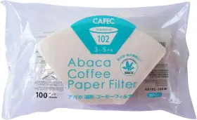 CF-AB-102 CAFEC Abaca Trapezoid Paper Filter Cups Pack