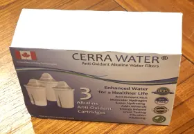 0661799722896 CERRA WATER Cartridges Pack Alkaline Hydrating