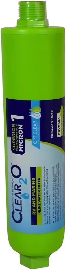 CRV2006 CLEAR2O Rv Marine Inline Water Filter